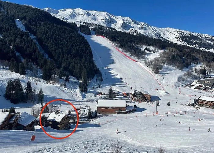Meribel Centre La Chaudanne, Real Ski In And Out Right On Slopes, 3 Bedrooms 2 Bathrooms, Newly Renovated, Chalet L'Eperviere